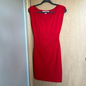 DVF red dress 🔥